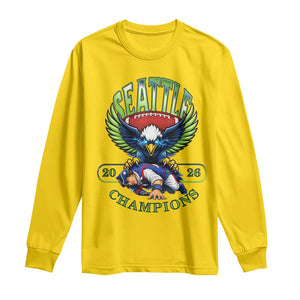 Funny Champion Seattle Dominates New England Long Sleeve Shirt 12s Fan Pride TS12 Daisy Print Your Wear