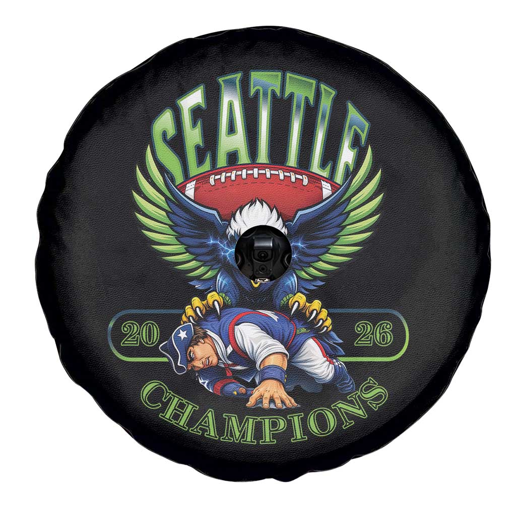 Funny Champion Seattle Dominates New England Spare Tire Cover 12s Fan Pride TS12 Print Your Wear
