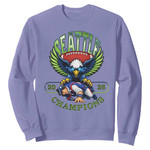 Funny Champion Seattle Dominates New England Sweatshirt 12s Fan Pride TS12 Violet Print Your Wear