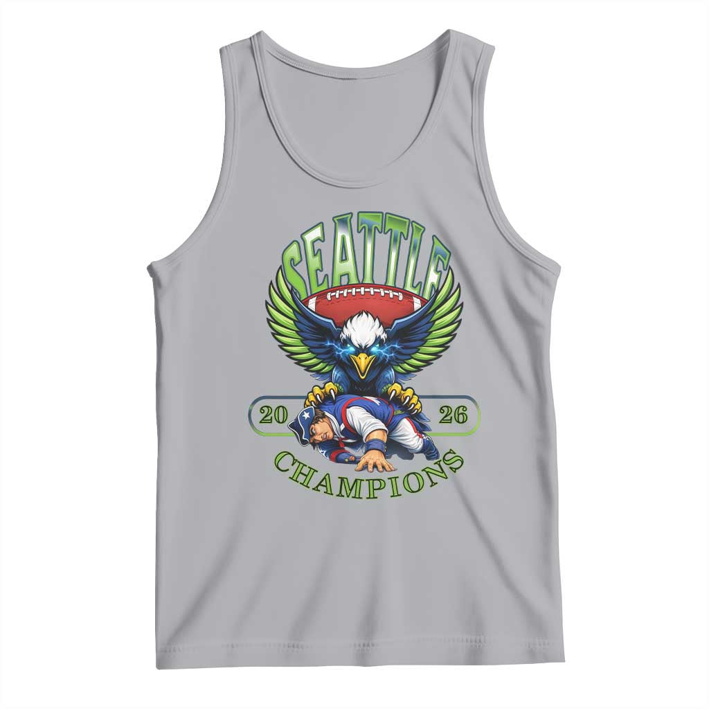 Funny Champion Seattle Dominates New England Tank Top 12s Fan Pride TS12 Athletic Heather Print Your Wear