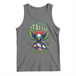 Funny Champion Seattle Dominates New England Tank Top 12s Fan Pride TS12 Black Heather Print Your Wear