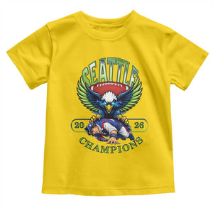 Funny Champion Seattle Dominates New England Toddler T Shirt 12s Fan Pride TS12 Daisy Print Your Wear