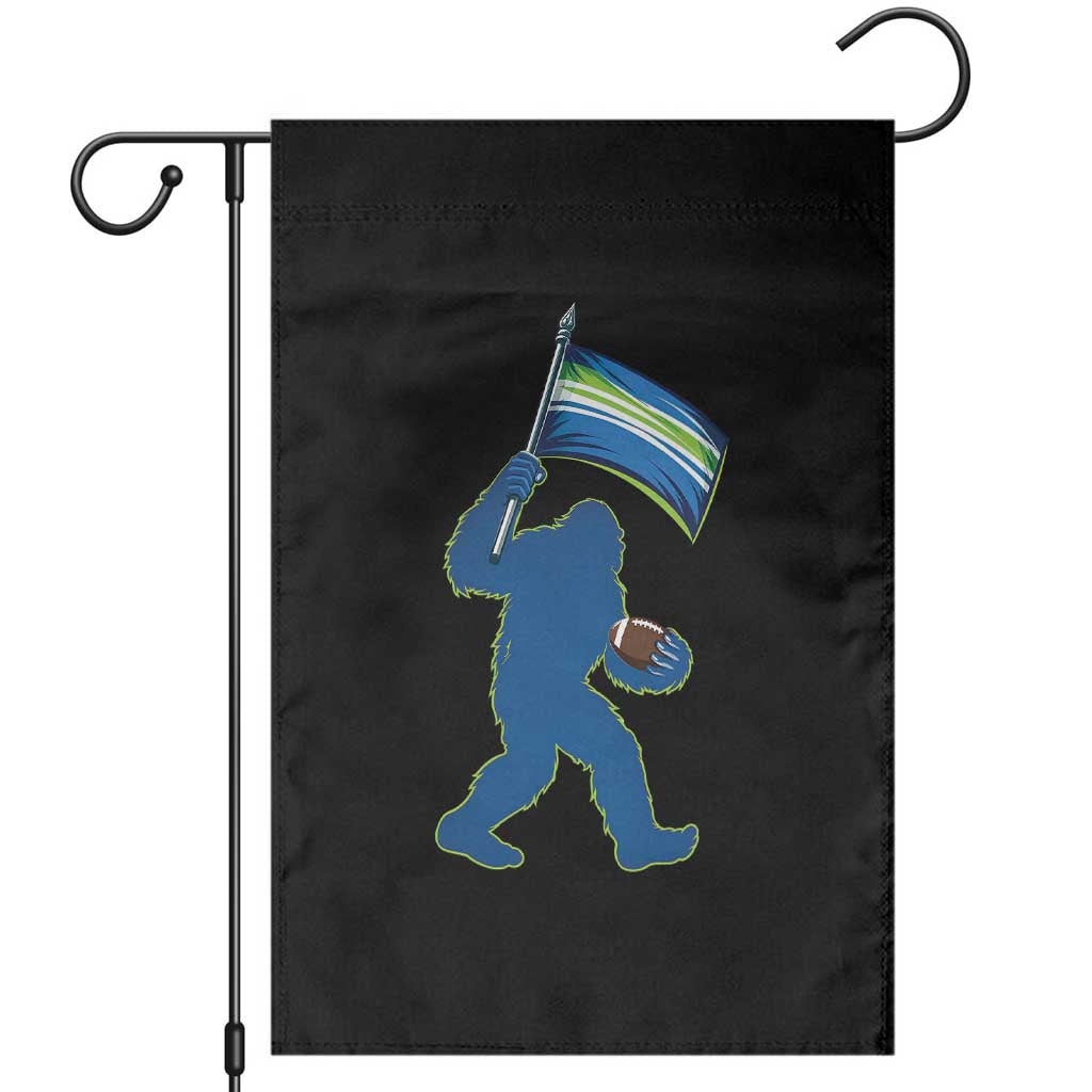 Bigfoot Seattle Sports Fan Garden Flag Sasquatch 12s Pride Gift TS12 Black Print Your Wear