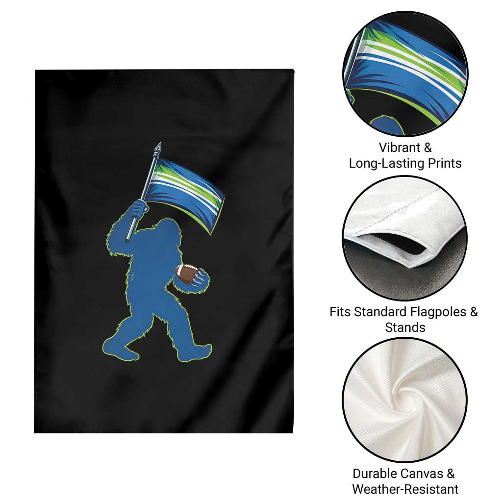Bigfoot Seattle Sports Fan Garden Flag Sasquatch 12s Pride Gift TS12 Print Your Wear
