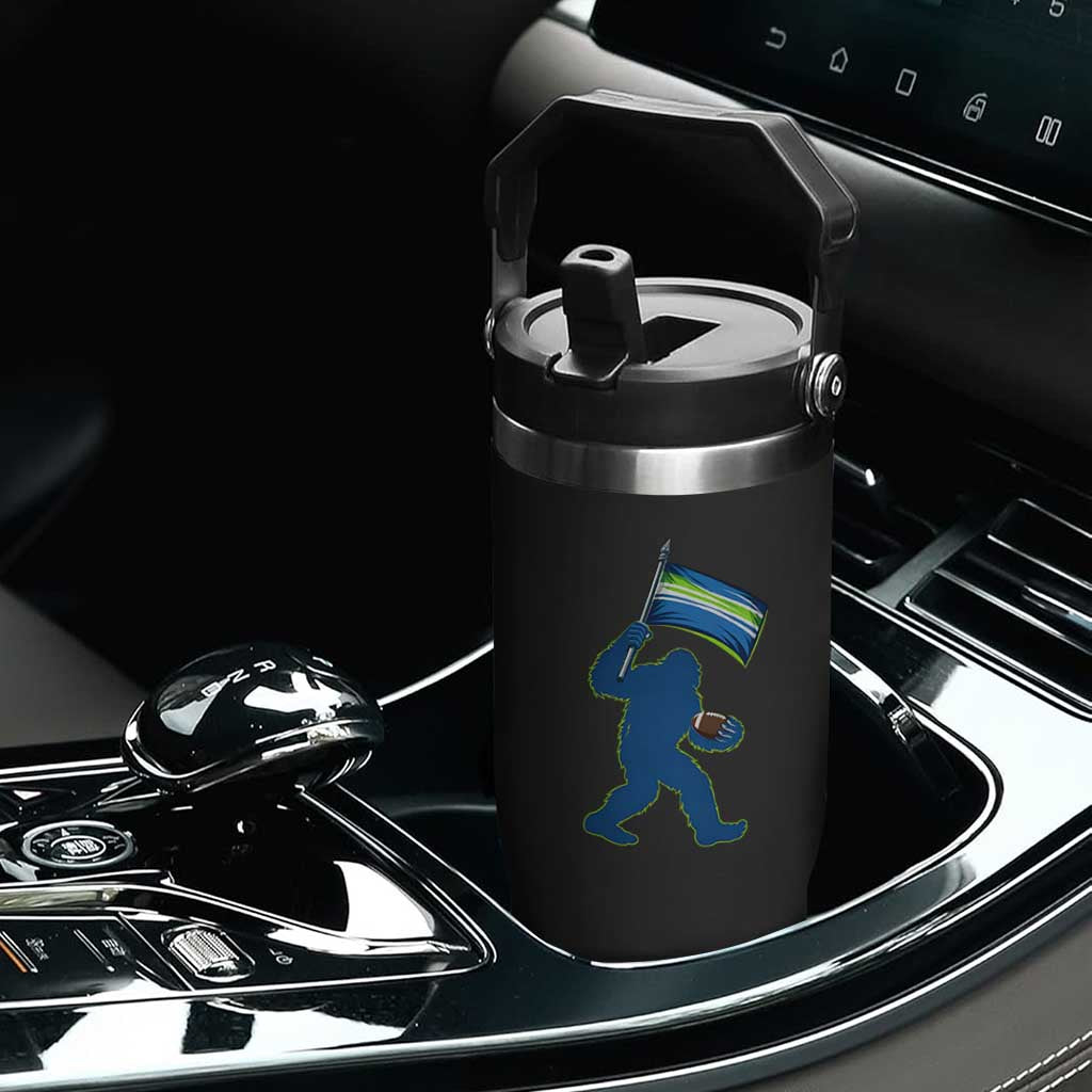 Bigfoot Seattle Sports Fan Flip Straw Tumbler Sasquatch 12s Pride Gift TS12 Print Your Wear