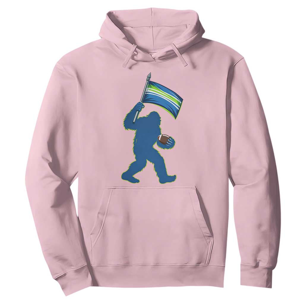 Bigfoot Seattle Sports Fan Hoodie Sasquatch 12s Pride Gift TS12 Light Pink Print Your Wear