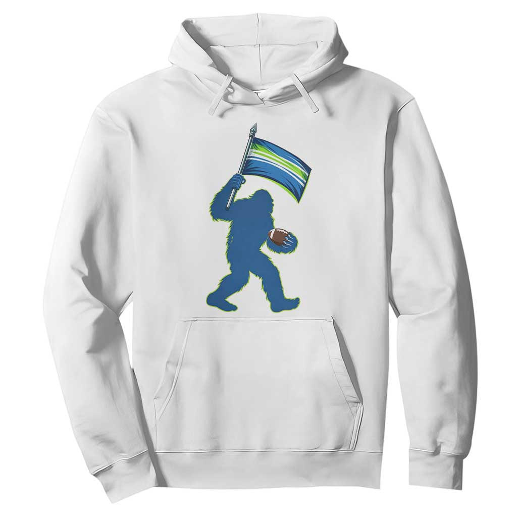 Bigfoot Seattle Sports Fan Hoodie Sasquatch 12s Pride Gift TS12 White Print Your Wear