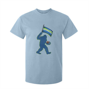 Bigfoot Seattle Sports Fan T Shirt For Kid Sasquatch 12s Pride Gift TS12 Light Blue Print Your Wear