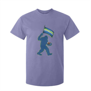 Bigfoot Seattle Sports Fan T Shirt For Kid Sasquatch 12s Pride Gift TS12 Violet Print Your Wear