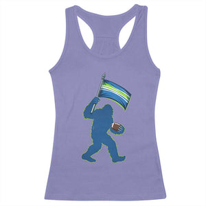 Bigfoot Seattle Sports Fan Racerback Tank Top Sasquatch 12s Pride Gift TS12 Violet Print Your Wear