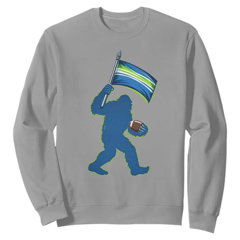 Bigfoot Seattle Sports Fan Sweatshirt Sasquatch 12s Pride Gift TS12 Sport Gray Print Your Wear