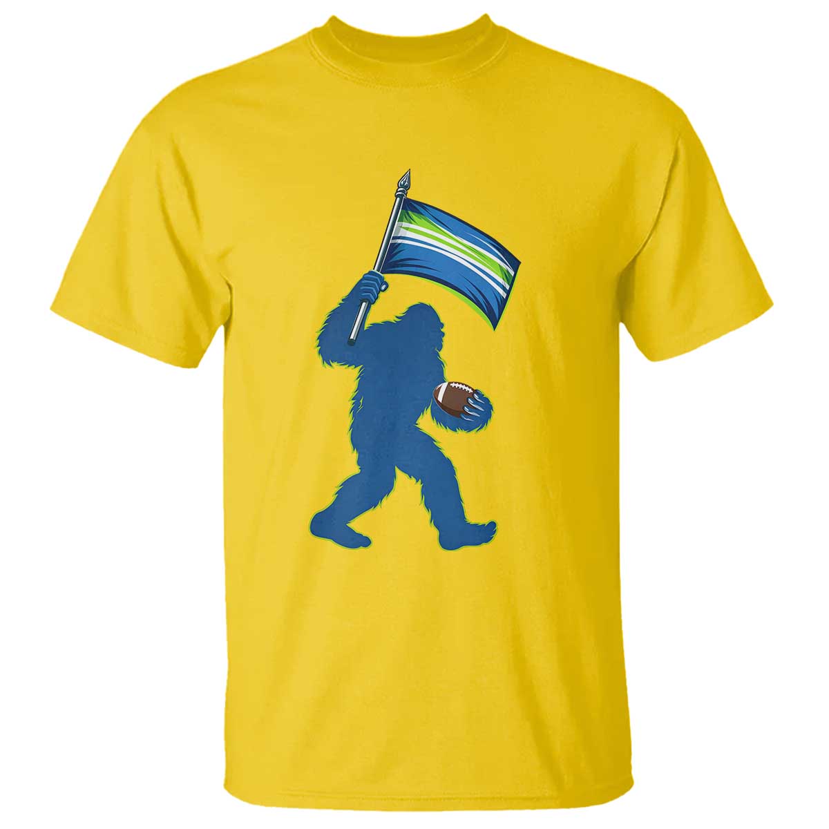 Bigfoot Seattle Sports Fan T Shirt Sasquatch 12s Pride Gift TS12 Daisy Print Your Wear