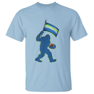 Bigfoot Seattle Sports Fan T Shirt Sasquatch 12s Pride Gift TS12 Light Blue Print Your Wear