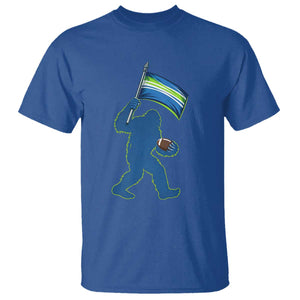 Bigfoot Seattle Sports Fan T Shirt Sasquatch 12s Pride Gift TS12 Royal Blue Print Your Wear