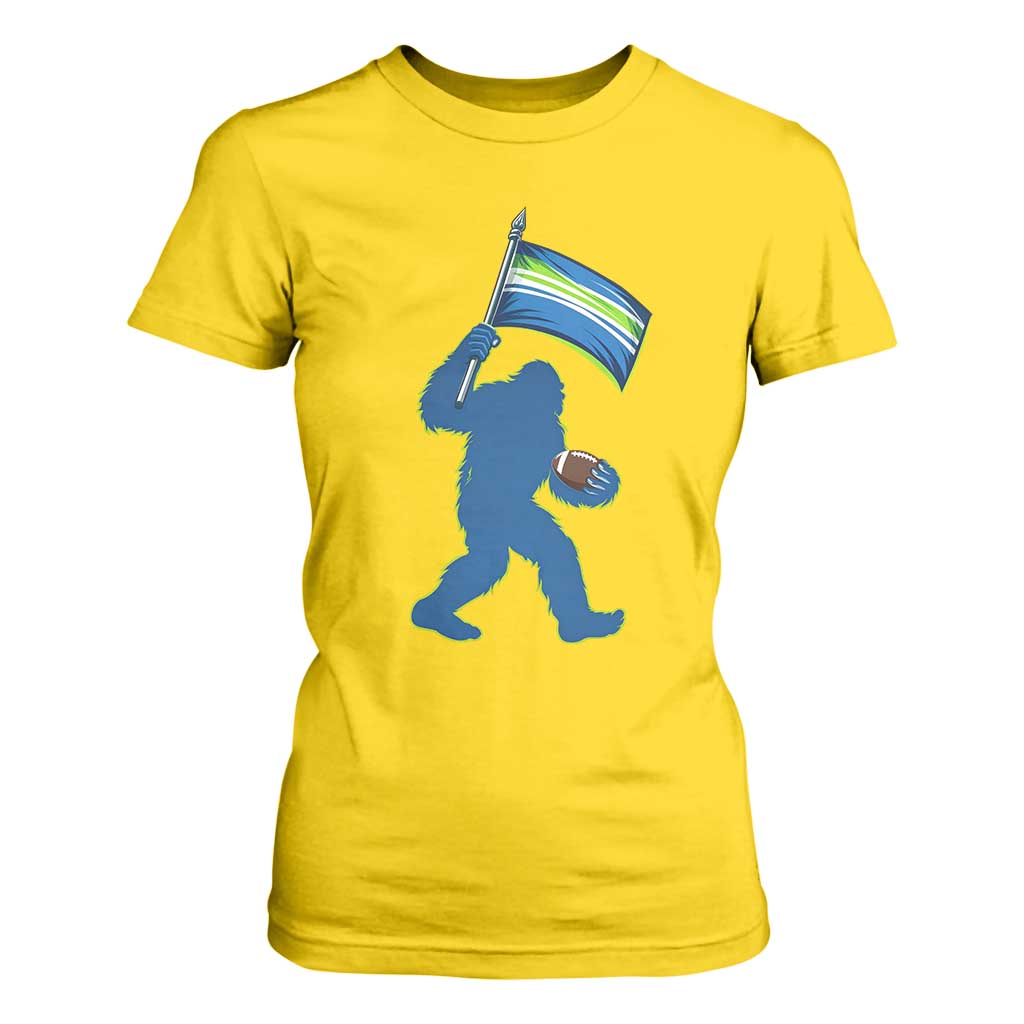 Bigfoot Seattle Sports Fan T Shirt For Women Sasquatch 12s Pride Gift TS12 Daisy Print Your Wear