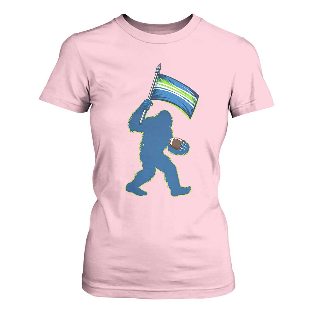 Bigfoot Seattle Sports Fan T Shirt For Women Sasquatch 12s Pride Gift TS12 Light Pink Print Your Wear