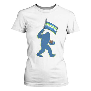 Bigfoot Seattle Sports Fan T Shirt For Women Sasquatch 12s Pride Gift TS12 White Print Your Wear