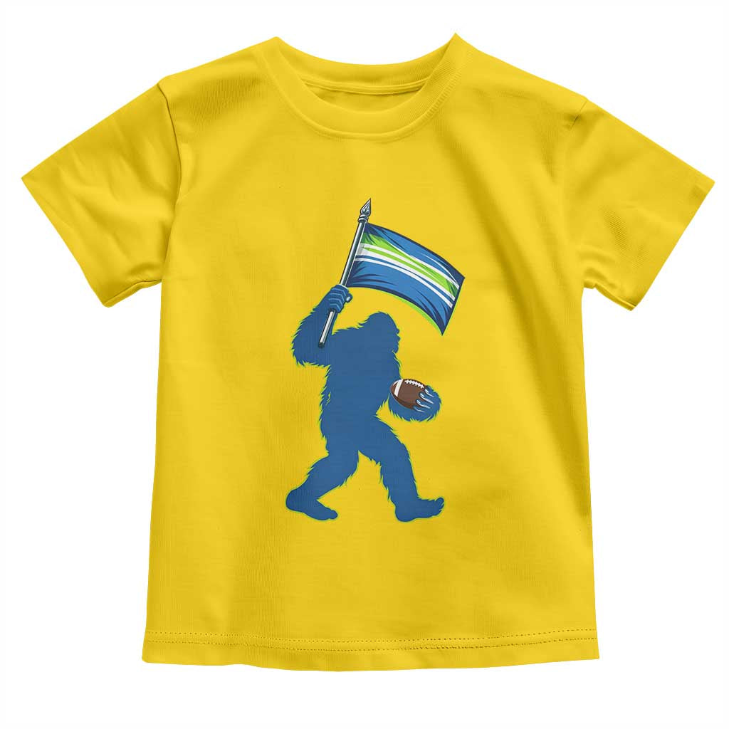 Bigfoot Seattle Sports Fan Toddler T Shirt Sasquatch 12s Pride Gift TS12 Daisy Print Your Wear