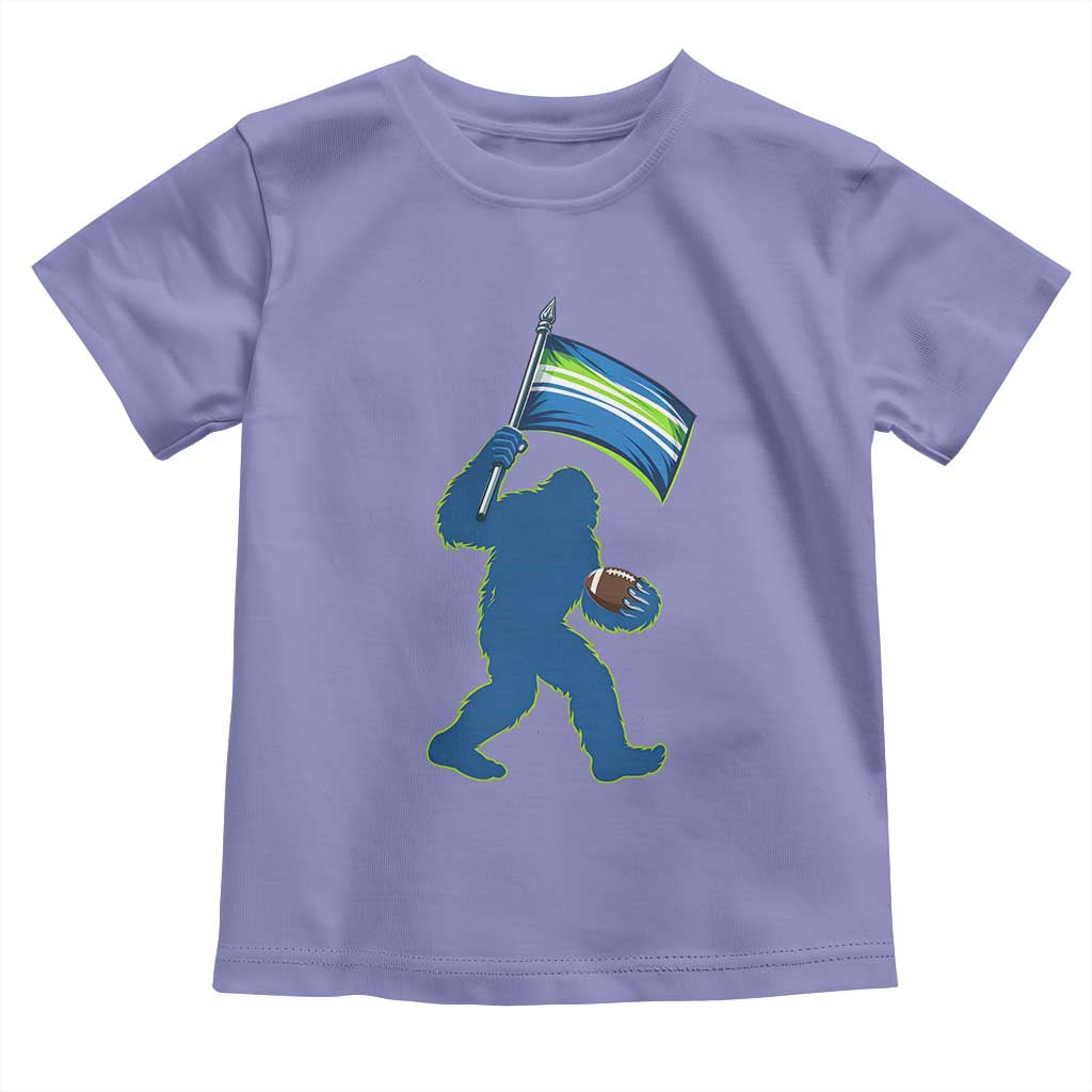 Bigfoot Seattle Sports Fan Toddler T Shirt Sasquatch 12s Pride Gift TS12 Violet Print Your Wear
