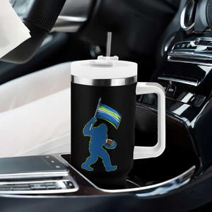Bigfoot Seattle Sports Fan Tumbler With Handle Sasquatch 12s Pride Gift TS12 Print Your Wear