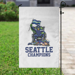 Funny Seattle Clobbers New England Garden Flag Football Game Day TS12 Print Your Wear