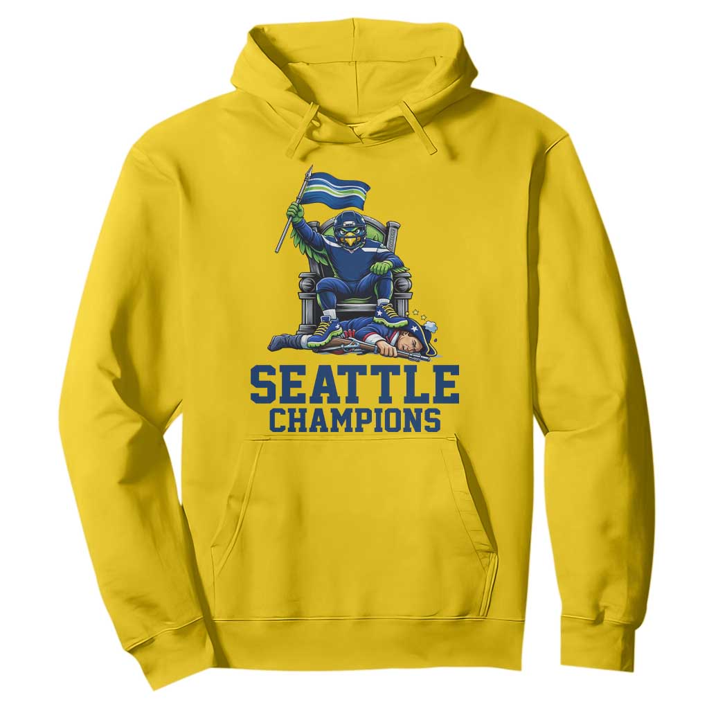 Funny Seattle Clobbers New England Hoodie Football Game Day TS12 Daisy Print Your Wear