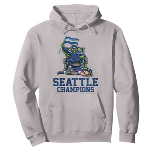 Funny Seattle Clobbers New England Hoodie Football Game Day TS12 Ice Gray Print Your Wear