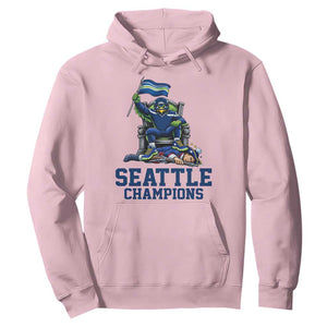 Funny Seattle Clobbers New England Hoodie Football Game Day TS12 Light Pink Print Your Wear
