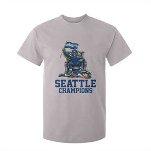 Funny Seattle Clobbers New England T Shirt For Kid Football Game Day TS12 Ice Gray Print Your Wear