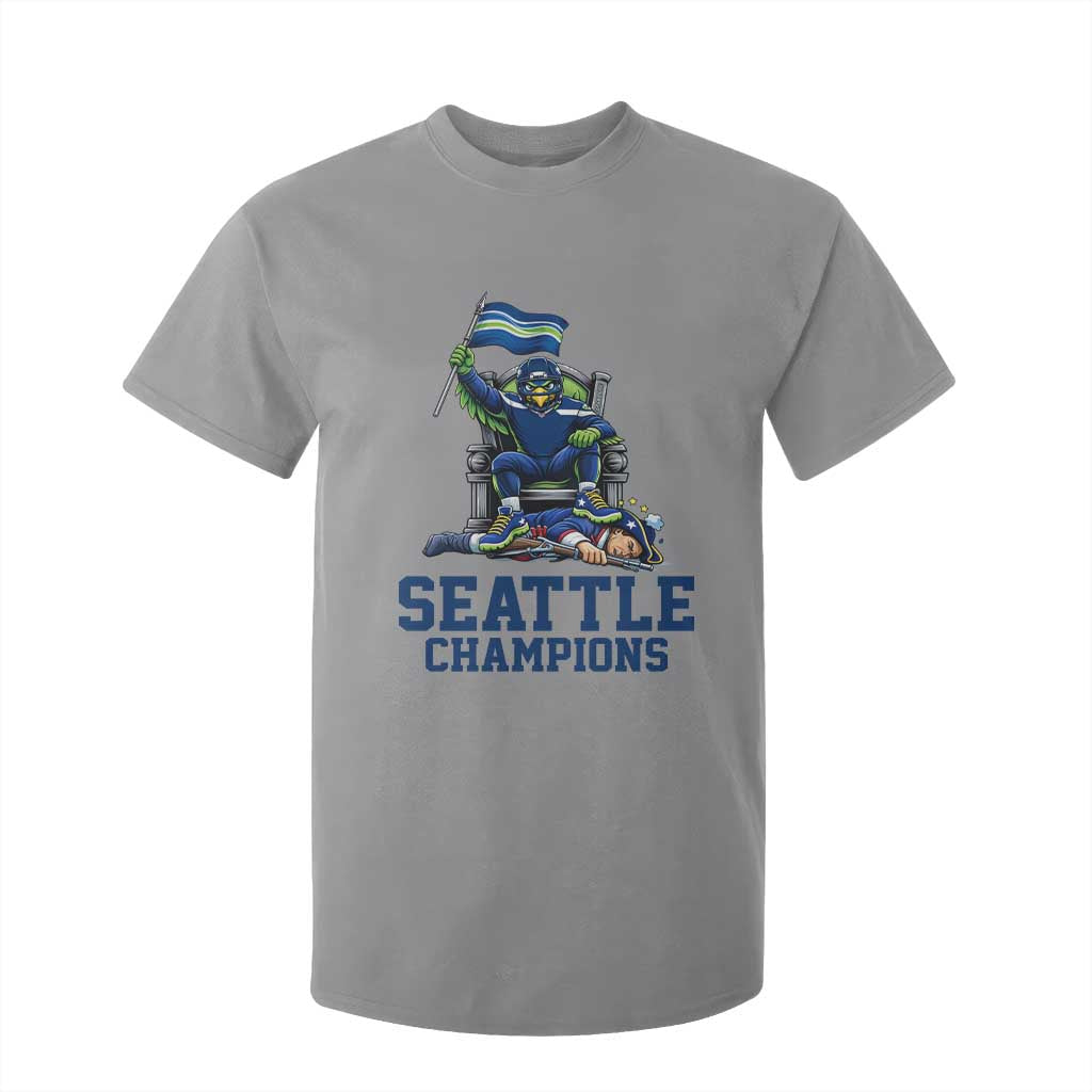Funny Seattle Clobbers New England T Shirt For Kid Football Game Day TS12 Sport Gray Print Your Wear