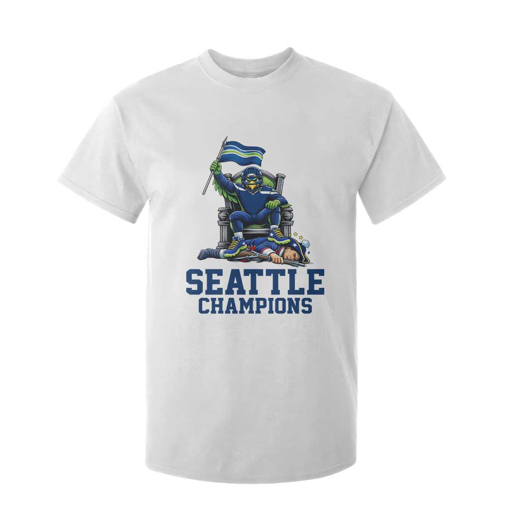 Funny Seattle Clobbers New England T Shirt For Kid Football Game Day TS12 White Print Your Wear