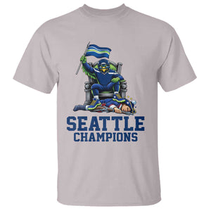 Funny Seattle Clobbers New England T Shirt Football Game Day TS12 Ice Gray Print Your Wear