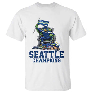 Funny Seattle Clobbers New England T Shirt Football Game Day TS12 White Print Your Wear