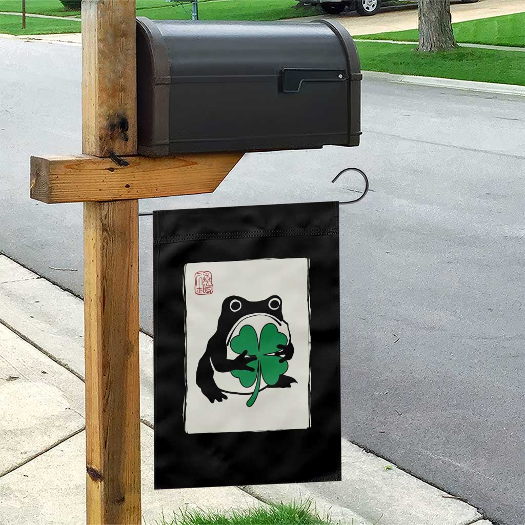 Grumpy Frog Japanese Garden Flag St Patricks Day Gift TS12 Print Your Wear