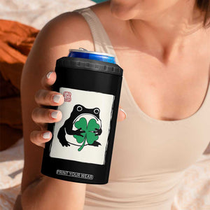 Grumpy Frog Japanese 4 in 1 Can Cooler Tumbler St Patricks Day Gift TS12 Print Your Wear
