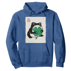 Grumpy Frog Japanese Hoodie St Patricks Day Gift TS12 Royal Blue Print Your Wear