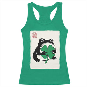 Grumpy Frog Japanese Racerback Tank Top St Patricks Day Gift TS12 Irish Green Print Your Wear