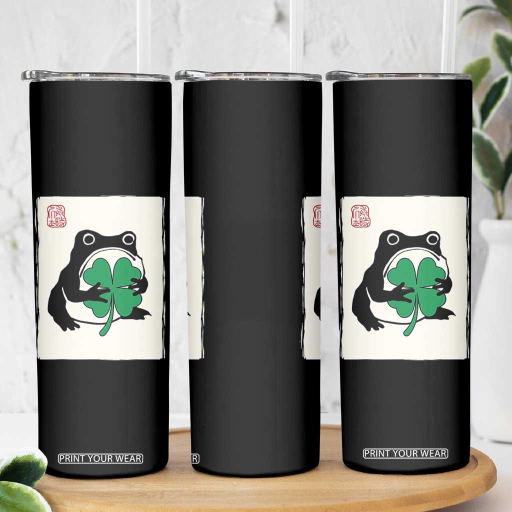 Grumpy Frog Japanese Skinny Tumbler St Patricks Day Gift TS12 Print Your Wear