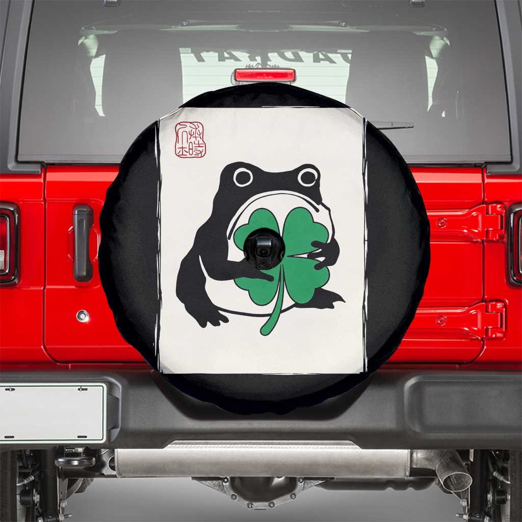 Grumpy Frog Japanese Spare Tire Cover St Patricks Day Gift TS12 Black Print Your Wear