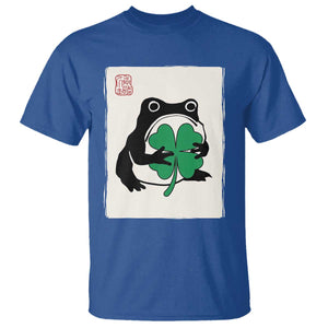 Grumpy Frog Japanese T Shirt St Patricks Day Gift TS12 Royal Blue Print Your Wear
