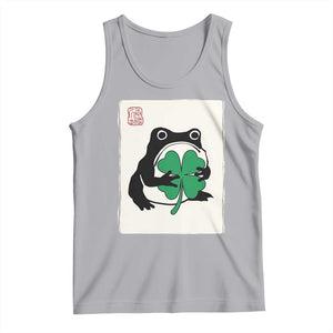 Grumpy Frog Japanese Tank Top St Patricks Day Gift TS12 Athletic Heather Print Your Wear