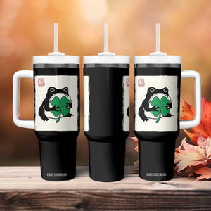 Grumpy Frog Japanese Tumbler With Handle St Patricks Day Gift TS12 Print Your Wear