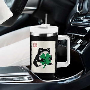 Grumpy Frog Japanese Tumbler With Handle St Patricks Day Gift TS12 Print Your Wear