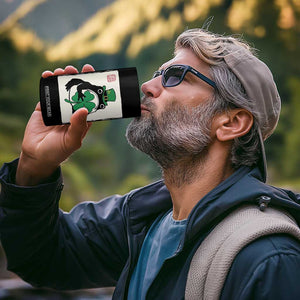 Vintage Japanese Grumpy Frog 4 in 1 Can Cooler Tumbler Lucky St Paddys Day TS12 Print Your Wear