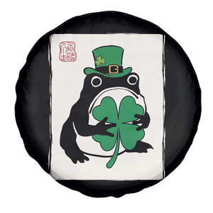Vintage Japanese Grumpy Frog Spare Tire Cover Lucky St Paddys Day TS12 Print Your Wear
