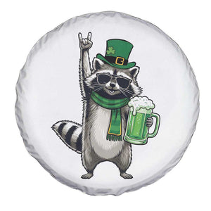 Funny Raccoon Rock On Spare Tire Cover St Patricks Day Gift TS12 Print Your Wear