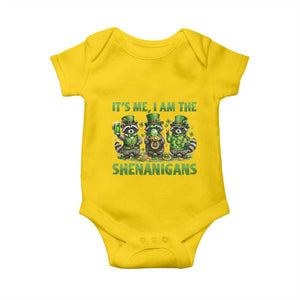 I Am The Shenanigans Baby Onesie Funny Irish Raccoon St Patricks Day TS12 Daisy Print Your Wear
