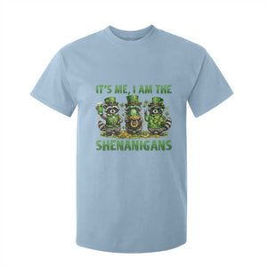 I Am The Shenanigans T Shirt For Kid Funny Irish Raccoon St Patricks Day TS12 Light Blue Print Your Wear