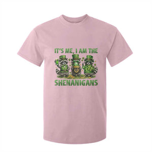 I Am The Shenanigans T Shirt For Kid Funny Irish Raccoon St Patricks Day TS12 Light Pink Print Your Wear