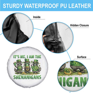 I Am The Shenanigans Spare Tire Cover Funny Irish Raccoon St Patricks Day TS12 Print Your Wear